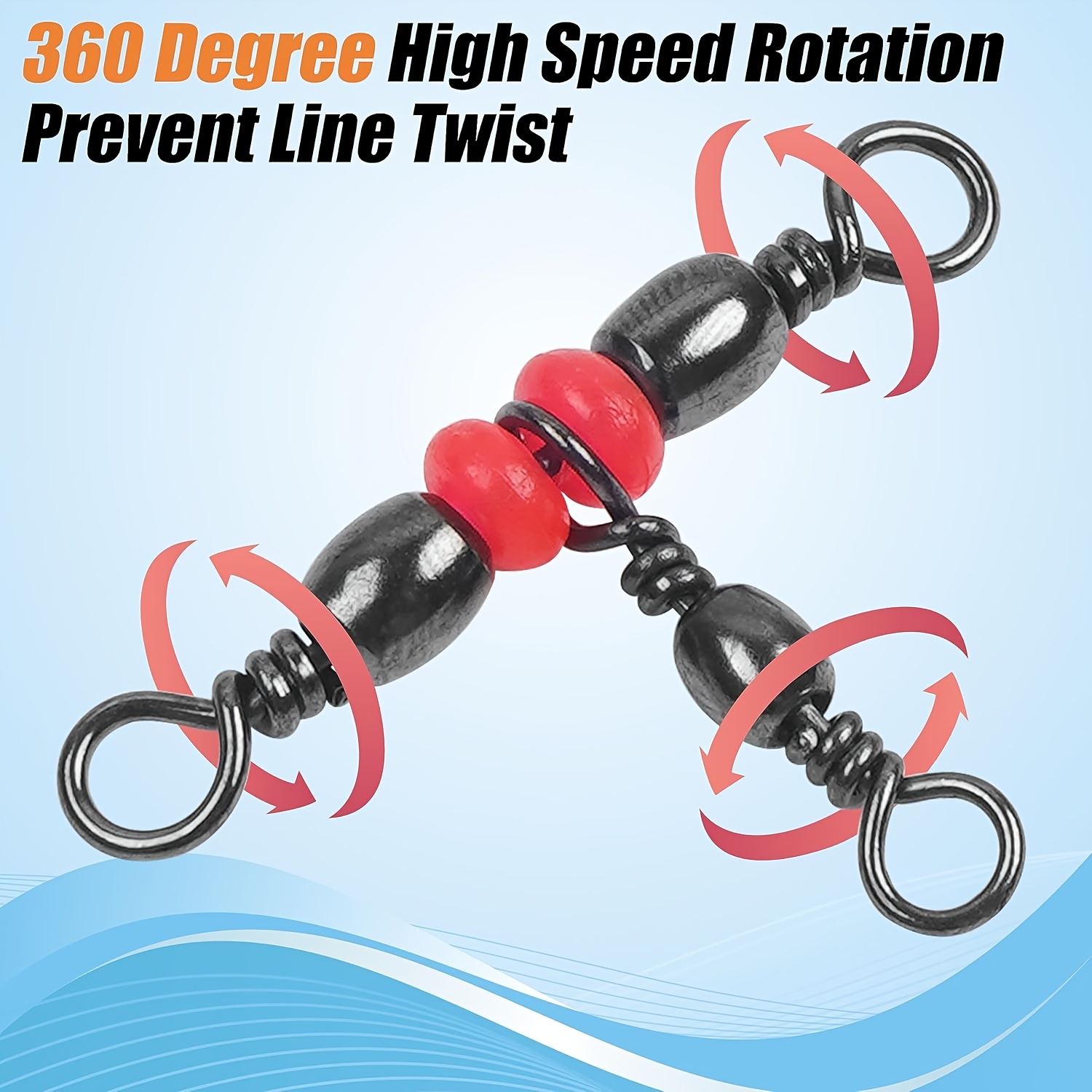 3 Three Way Swivels,Triple Swi - Baitcasting Reel review and price