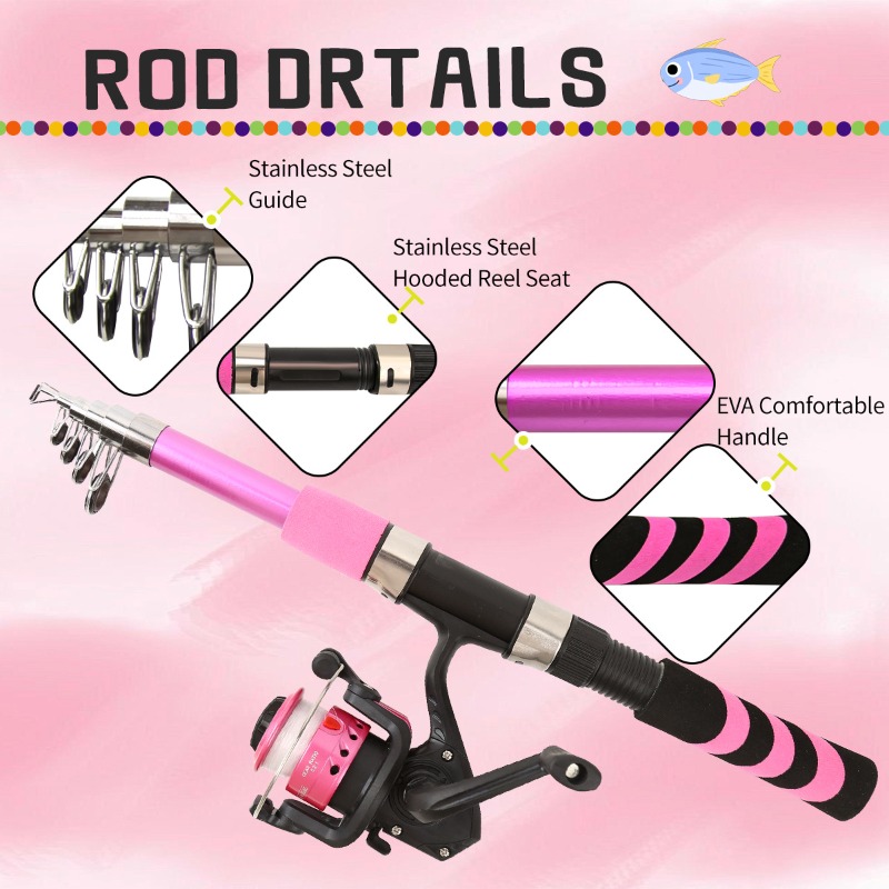 Kids Adult Beginner Fishing Ro - Reel Bag review and price