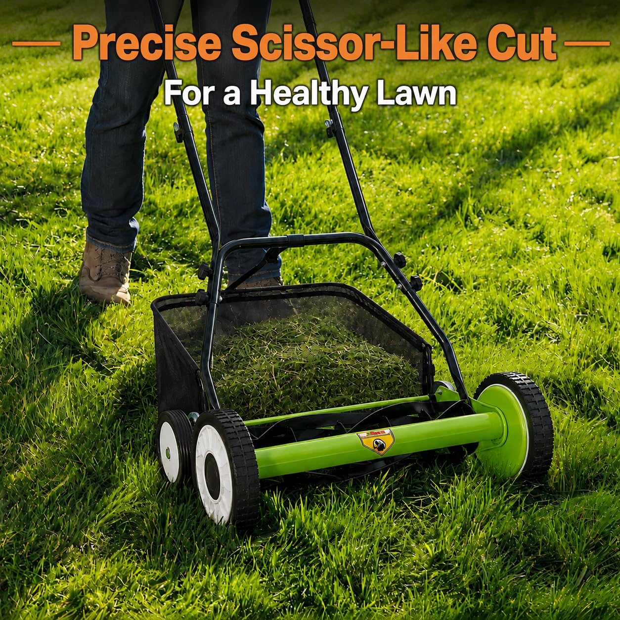 18 Inch Push Reel Lawn Mower,  - Conventional Reel review and price