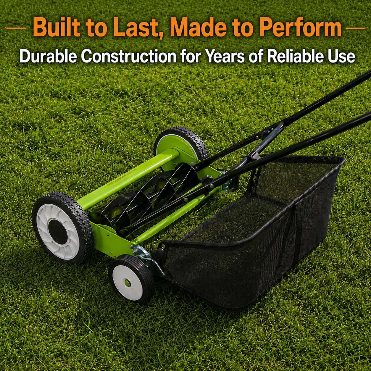 18 Inch Push Reel Lawn Mower,  - Conventional Reel review and price