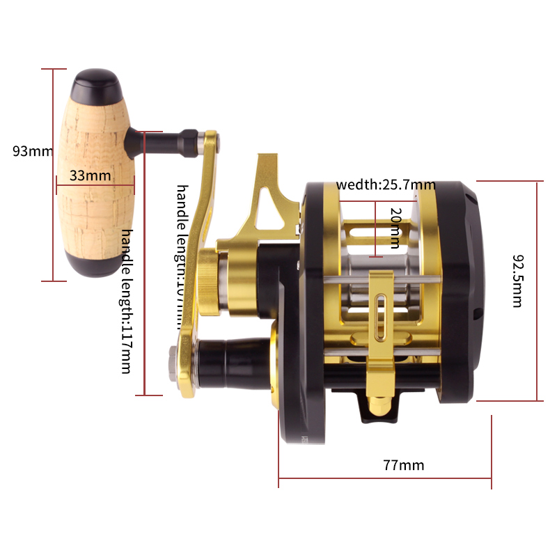 RUKE Metal Reel Slow Jigging D - Reel Drag Knob review and price